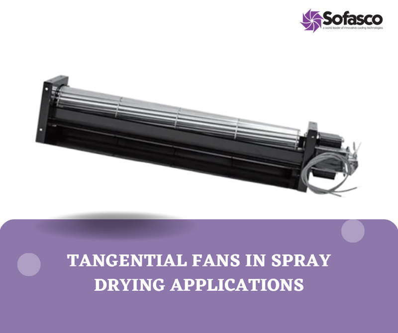 cross flow fans in spray drying applications