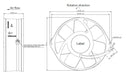 SA15055V2SHBLMR-D-54(M) 150mm Reverse Flow AC Axial Fan