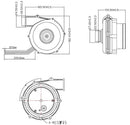 sDBS8659V24HB-TK- DC Brushless Blower