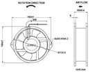 sA15055 Series AC Axial Fans
