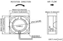 sA8038M Series AC Axial Fans